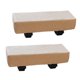 thumbnail image 1 of 2x Cojín para reposabrazos de silla Almohadilla de esponja para reposabrazos Almohada de apoyo para el codo para Beige, 1 of 9