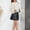 White, variant on VENUZOR Women's 2024 Fall Crew Neck Batwing Long Sleeve Sweaters Oversized Ribbed Side Slit Knit Pullover Tops