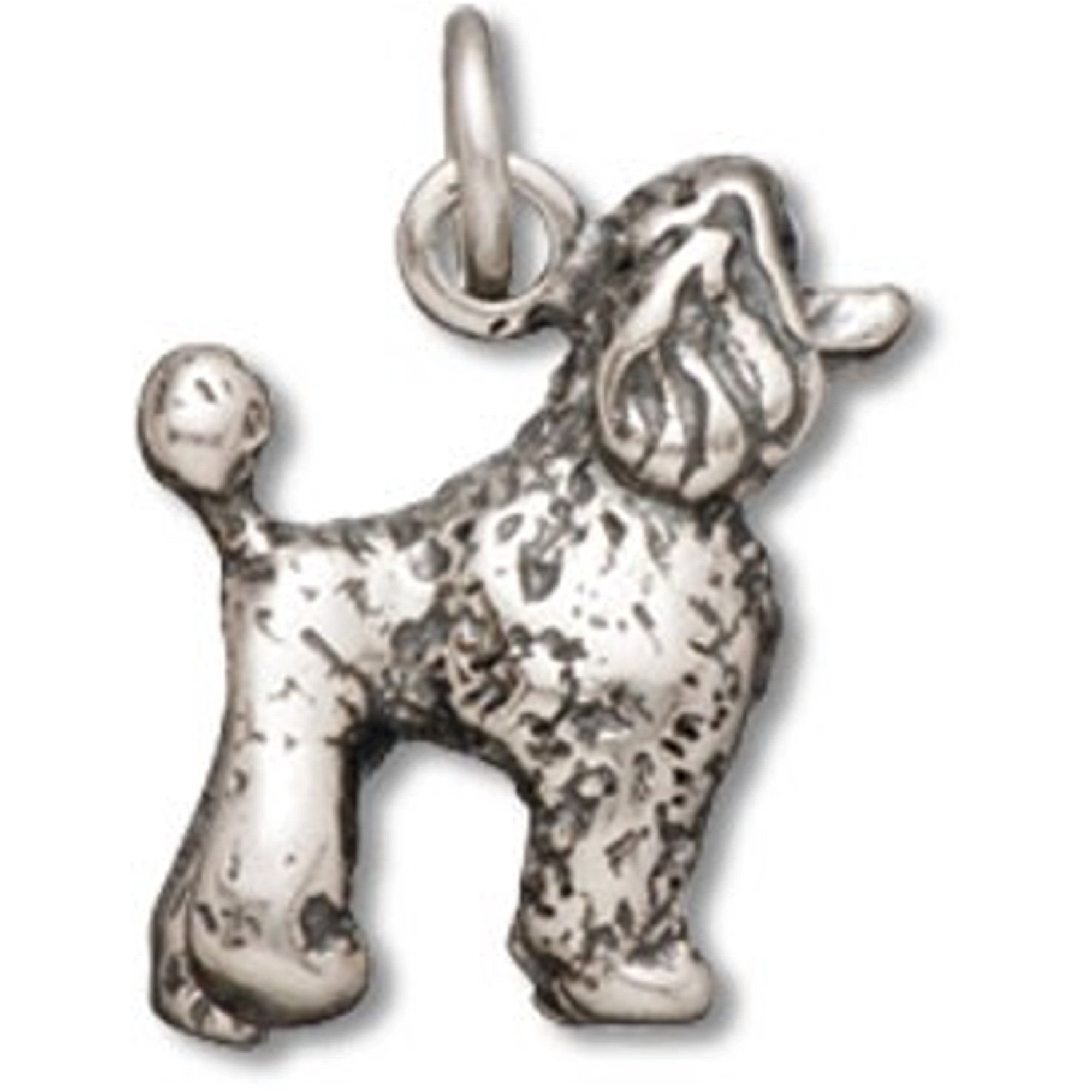  .925 Sterling Miniature Schnauzer Chain Bracelet on