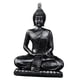 thumbnail image 4 of Estatua de Buda sentado, escultura de Buda, figura decorativa de resina para meditación Negro, 4 of 9