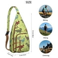 thumbnail image 3 of Dino Skeleton Shoulder Bag&nbsp;- Unique Prehistoric Design Sling Pack (Stylish & Functional), 3 of 4