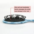 thumbnail image 5 of Light Blue Christmas Snowflake Pattern Hair Brush,Girls Detangling Hair Brush,Glide Through Tangles with Ease for Wet & Dry Hair,8.8"X2.8", 5 of 7