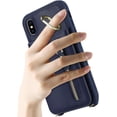 thumbnail image 5 of iPhone Xs Case for Women with Card Holder, iPhone Xs Phone Case with Strap,iPhone X Crossbody Lanyard Cases with Credit Card Slots Kickstand with Ring Holder Stand Case,5.8 Inch,Blue, 5 of 13