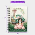 thumbnail image 5 of Easter Egg Bernese Mountain Dog Bunny Ear Welcome Spring Truck Spiral Bound Journal Berner Lover Gifts 5x7in Spiral Notebook - 12002, 5 of 5
