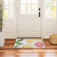 thumbnail image 3 of Yayeee Doormat for Indoor Entrance 32" x 20" Non Slippery Floor Rug, Grapefruit Slices, 3 of 8