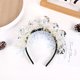 thumbnail image 3 of Diadema de bola de discoteca Accesorios de discoteca para mujeres Disfraz de discoteca de los años 70 Diadema de cumpleaños de discoteca Decoración de cumpleaños, Plata, 3 of 5