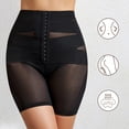 thumbnail image 2 of Elainilye Fashion Women's Shapewear Tummy Control High Waist Tight Belly Pants for Postpartum Fake Buttress Butt Lifting Pants,Black, 2 of 6