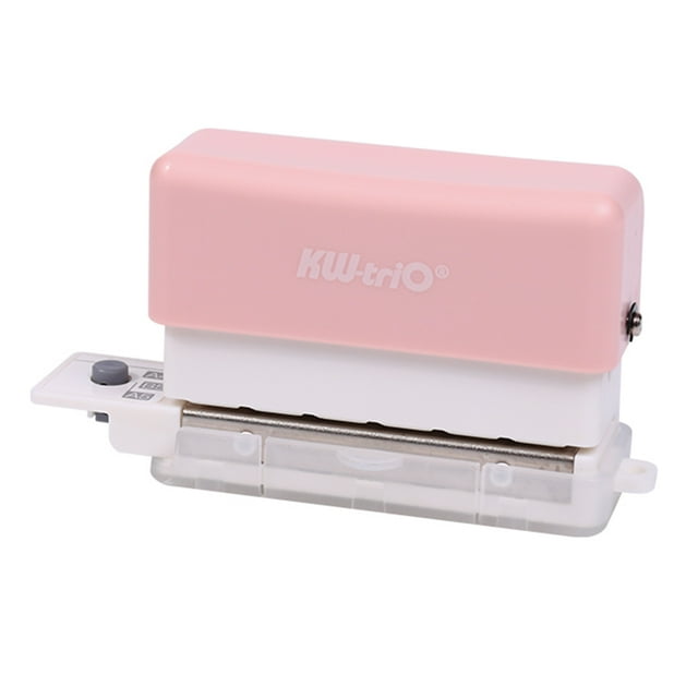 6-Hole Paper Punch Handheld Mini Puncher Support Multiple 20/26/30 Hole Punching 5.5mm Aperture for A4 A5 B5 Notebook Scrapbook Diary Planner Calendars Agenda Greeting Card DIY Office Home