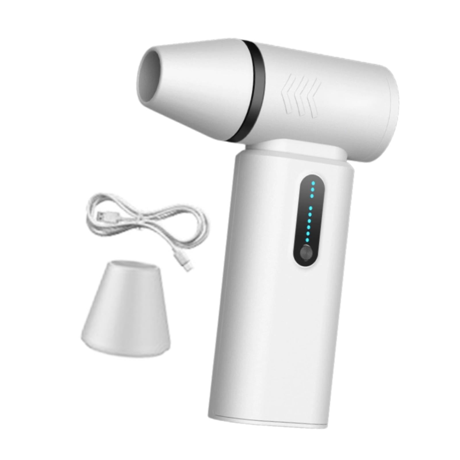 Baoblaze Compressed Air Duster Powerful Fan for Efficient Cooling Hair Cleaning White