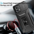 thumbnail image 3 of JTCASES for Motorola Moto G Stylus 5G 2023 Case, Slide Window + Adjustable Ring Kickstand + Magnetic Car Mount Drop Protection Anti-slip Shockproof Bumper Rugged Shell, Black, 3 of 8