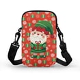 thumbnail image 2 of HELLHERO Green Santa with Gifts Adjustable Crossbody Bag Polyester Leakproof Women Messenger Bag for Travel, Outdoor and Daily Use, 2 of 7