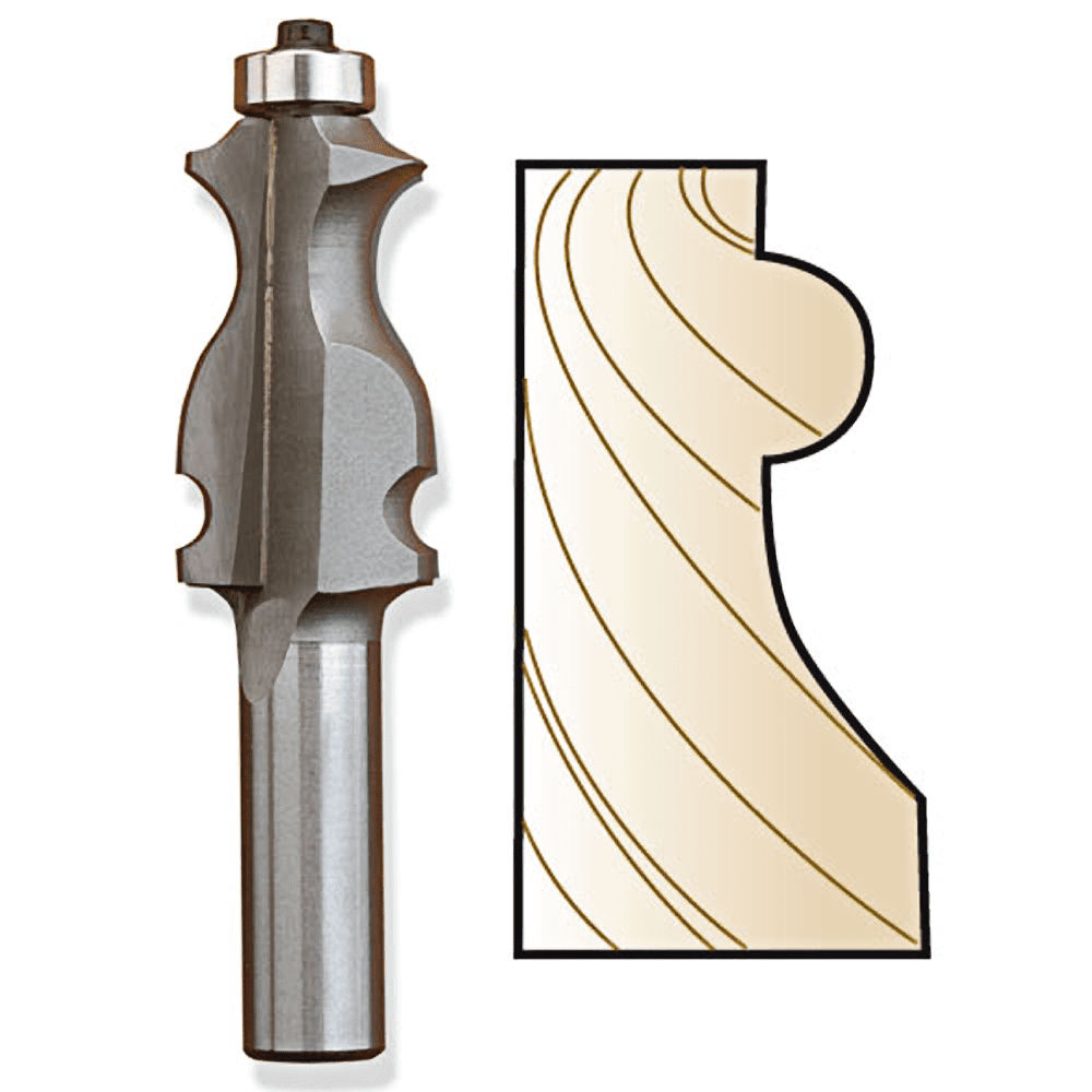 Whiteside Router Bits 3320 Specialty Molding Bit with 1-Inch Large Diameter and 1-Inch Cutting Length