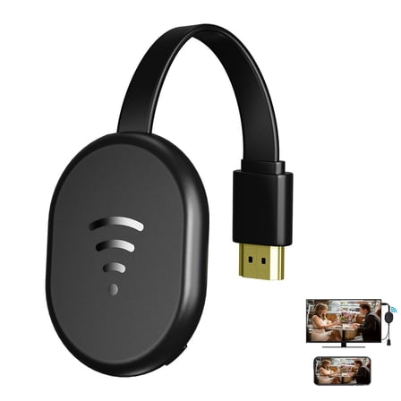 Wireless Display Adapter Screen Mirroring, Supports Android YouTube,Streaming Media Players
