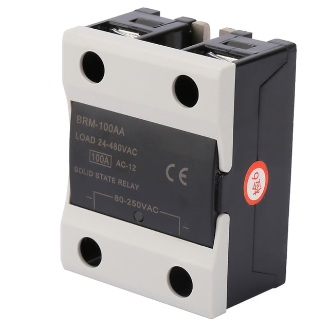 60A Solid State Relay, Fast Switching Speed Anti-vibration Solid State Relay, No Noise For Computer Signal Lights Copiers Traffic Lights