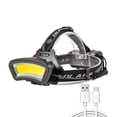 thumbnail image 3 of Linterna frontal COB 4 modos Luz de advertencia para acampar Senderismo Correr Pesca, 3 of 3
