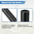 thumbnail image 4 of Unique Bargains 4 Pcs Bicycle Seat Post Tube Adapter Reducing Sleeve 27.2mm to 28.6mm 27.2mm to 30.4mm 27.2mm to 30.8mm 27.2mm to 31.6mm Aluminium Alloy Black, 4 of 7