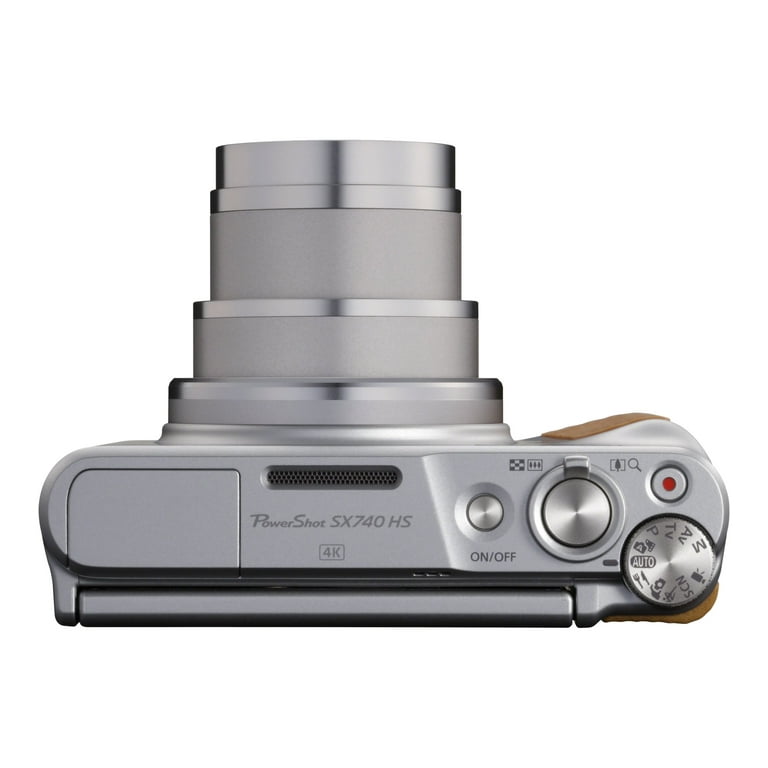Canon PowerShot SX740 Digital Camera w/40x Optical Zoom & 3 Inch Tilt LCD - 4K VIdeo, Wi-Fi, NFC, Bluetooth Enabled (Silver) Canon PowerShot SX740 Digital Camera w/40x Optical Zoom & 3 Inch Tilt LCD - 4K VIdeo, Wi-Fi, NFC, Bluetooth Enabled (Silver)