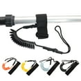 thumbnail image 3 of Kayak Paddle Board Leash SUP Paddle Stretchable Leash Kayak Surfboard Safety Rope Paddle Anti Lost Leash, 3 of 8