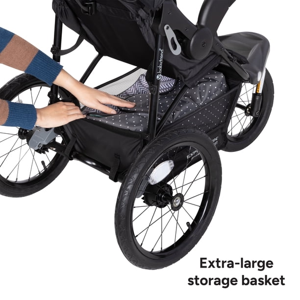 Baby Trend Expedition Zero Flat Jogger Travel System with Led