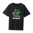 thumbnail image 3 of Camiseta Para Mujer Ropa De Verano Camisa De Cuello Redondo Para Caminar Deportes Compras XL, 3 of 7
