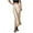 Beige, variant on Women's Satin Long Maxi Skirt Hidden Elasticized Waistband Skirts Casual Elegant A Line Silk Skirts for Wedding Party Work
