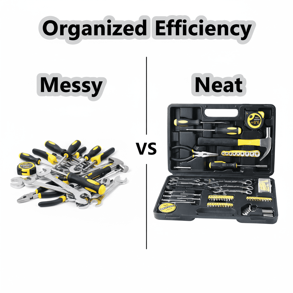 Tool Sets, Household Hand Tool Kit, 148 Piece DIY Durable Toolbox, Mechanic Basic Home Tool Kit for Men and Women, All Essential Repair Tools for Home Garage and Office, Yellow