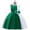 Green, variant on Kids Girls Dress Green Sleeveless Princess Birthday Dresses Graduation Gift 6-7 Years