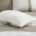 thumbnail image 5 of 510 Design Geometric Honeycomb Design Down Alternative Cal-King Comforter Set with Matching Shams, Bedskirt, and Decorative Pillows, Khaki 8 Piece Bedding Sets, 5 of 5