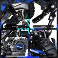 thumbnail image 3 of Floseru 49cc Kids Dirt Bike, Dirt Bikes for Kids and Adluts, 2-Stroke Mini Bike for Children Pocket Motorbike with Front Rear Disc Brakes,Gas Power Off Road Trail Motorcycle, 3 of 10