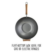 Joyce Chen Classic Series 14-In. Carbon Steel Wok with Birch Handles