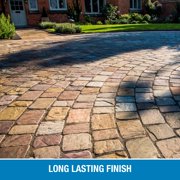Rainguard Water Sealers Stone Sealer, Penetrating Protection Against Moisture Damage and Stains, For All Stone Surfaces, Silane/Siloxane Waterproofer, Natural Finish, Ready to Use, 1 Gallon