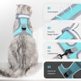 thumbnail image 3 of CSChome Pet Leash For Cats Pet Leash Set - Adjustable Reflective Harness and Traction Leash for Outdoor Walks, 3 of 6