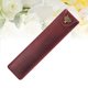thumbnail image 5 of EeaseMX Estuche de cuero genuino para bolígrafos, estuche individual con cierre a presión para bolígrafo estilográfico (Crazy Horse Wine Red), 5 of 7