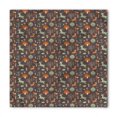 thumbnail image 1 of Folk Art Bandana, Animals Mushrooms Trees, Unisex Head and Neck Tie, by Ambesonne, 1 of 2