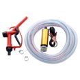thumbnail image 1 of 2 in 1 Oil Pump Refueling Tool Electric Submersible 5 Meter Steel Hose Fuel Water Camping Accessories, 1 of 5