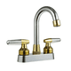 thumbnail image 5 of Mezcladora Para Lavabo De Baño de Grifo Belug Plateado, Dorado, 5 of 5