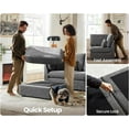 thumbnail image 2 of CHIC HOUSE Corduroy Modular Couch Seat,Single Convertible Sofa Module,Oversized Sectional Unit with Chenille Fabric for Living Room, 2 of 9