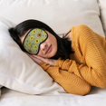 thumbnail image 5 of Salouo Sage Green With Sunflowers Pattern Eye Masks, 1-Pack Sleep Mask Eye Cover Washable Sleeping Eyeshade Block Sleep Shade Cover Light Reduces Traveling Gifts, 5 of 7