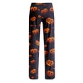 thumbnail image 5 of Women's Halloween Pjs Pants - Halloween Pajama Pants, Cute Wide Leg Pants for Women, Halloween Pajama Sets, Cozy Cotton Pants for Women, Relaxed Fit Pj Pants Light, 5 of 5