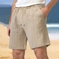 thumbnail image 2 of ibiyuan Workout Shorts Men Shorts Chino Cotton Shorts Quick Dry Elastic Waist Baggy Sweat Shorts Mens Drawstring Straight Leg Mens Basketball Shorts Summer Shorts for Men Beach Vacation, 2 of 9