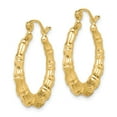 thumbnail image 2 of Primal Gold 10 Karat Yellow Gold Lightweight Classic Earrings, 2 of 4