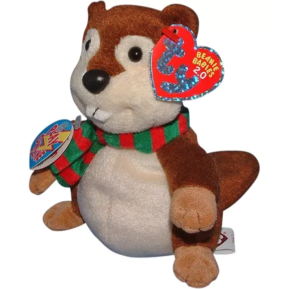 TY Beanie Baby 2.0 - YULE the Beaver (6 inch)