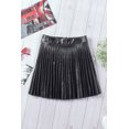 thumbnail image 5 of POGLIP Women's Black Pleated High Waist Mini Skirt, 5 of 5