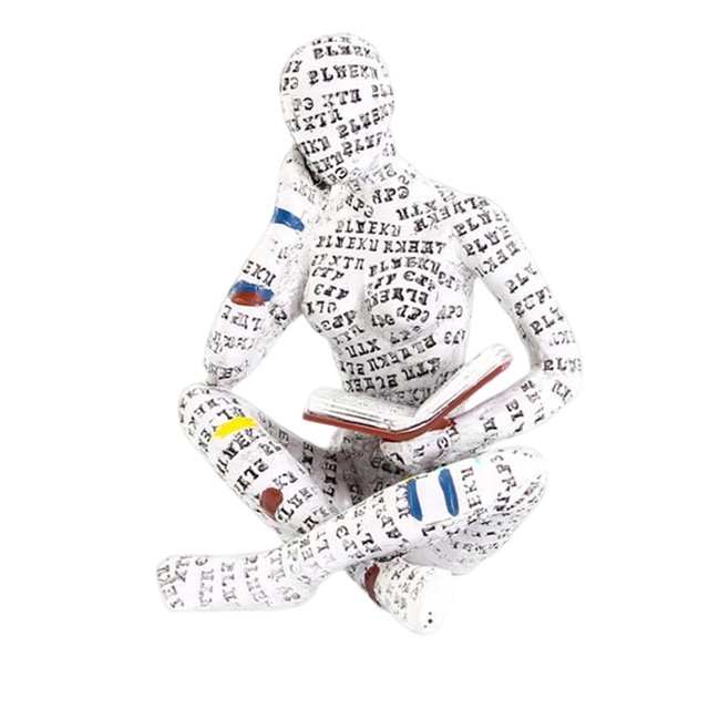 Estatua de mujer leyendo esculturas artesanías miniaturas modernas regalo único para amigos JShteea El nuevo