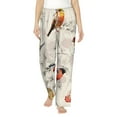 thumbnail image 2 of Lsque Little Birds Print Women's Pajama Pants, Lounge Pant - Comfortable Home Wear,Elastic Waistband, Stylish Design-Large, 2 of 9