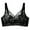 Black, variant on Levmjia Women's Comfortable Bra Breathable No Wire Bralette Adjustable Straps Cotton Underwire Free for Everyday Wear Plus Size 34-46B/C Multi Colors