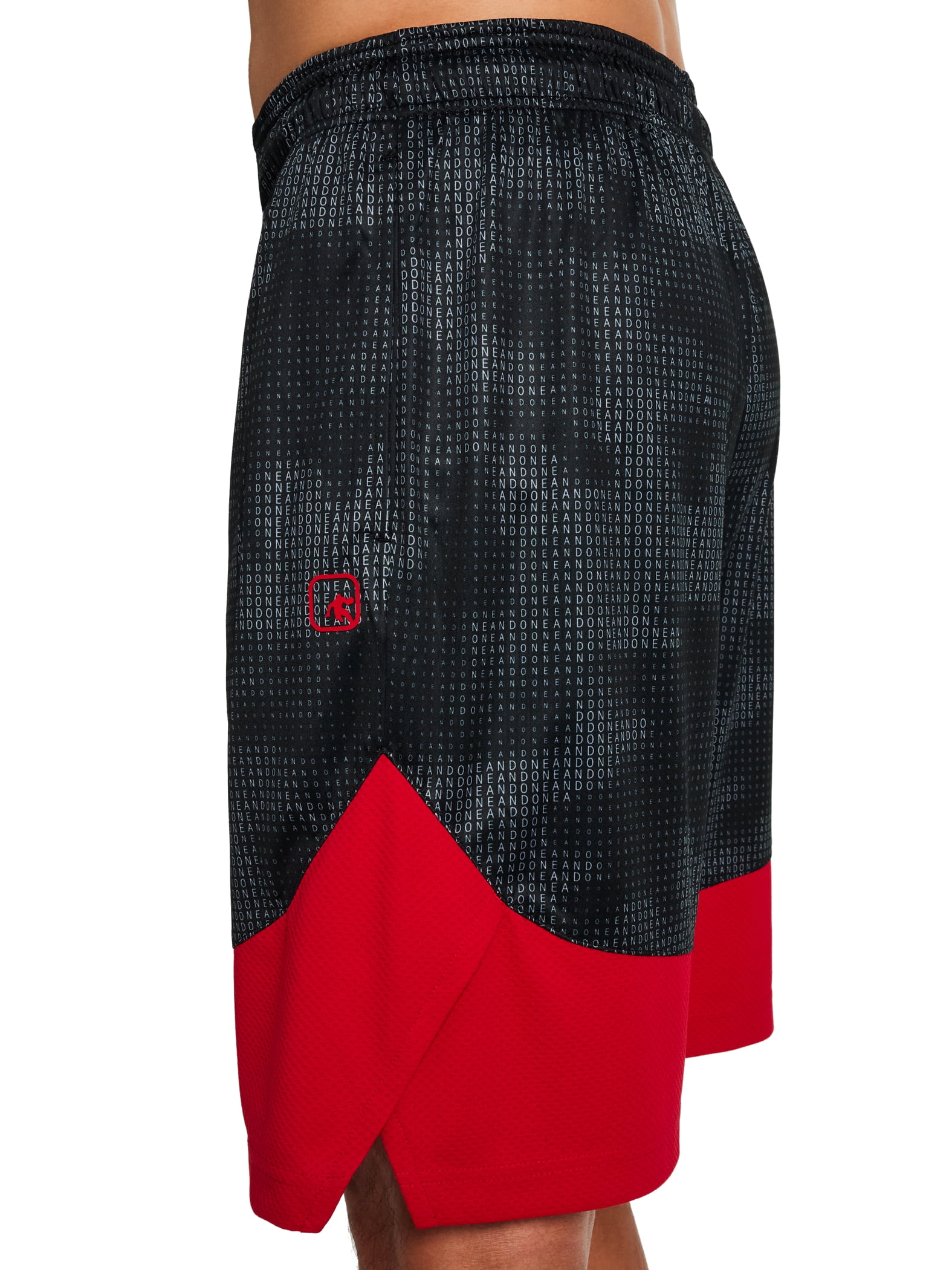 AND1 Men's and Big Men's Active Dribbling Short, 10" Inseam, up to Size 5XL