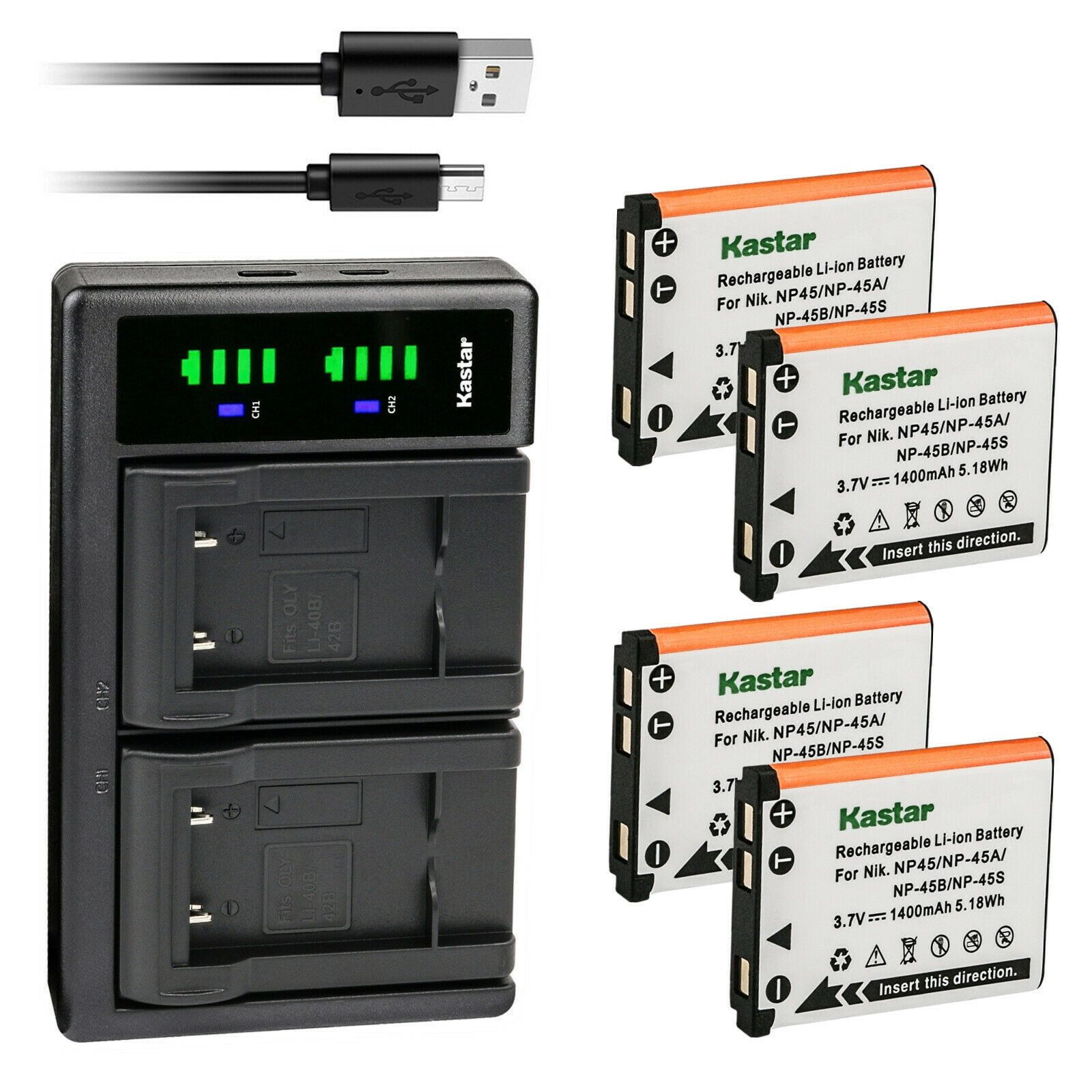 Kastar 1-Pack Battery and USB Charger Compatible Fujifilm NP-45S, Fujifilm FinePix L30 FinePix L50 FinePix L55 FinePix L90 FinePix T200 FinePix T205 FinePix T300 FinePix T305 - Walmart.com