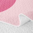 thumbnail image 5 of Erosebridal Billiard Bed Spread Queen Hot Pink Queen Coverlet Set, Hot Pink Solid 3 Pieces 1 Quilt and 2 Pillowcases, 5 of 7