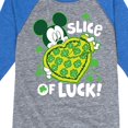 thumbnail image 3 of Disney - Slice Of Luck - Toddler And Youth Raglan Graphic T-Shirt, 3 of 6